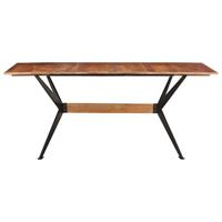 vidaXL Eettafel 180x90x76 cm massief mangohout