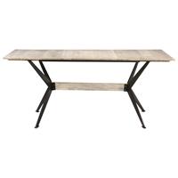 vidaXL Eettafel 180x90x76 cm massief mangohout