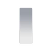 Saniclass Retro Line Rectangle Spiegel - 140x50cm - rechthoek - afgerond - frame - mat wit NAK002-RECT-MW