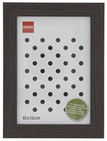 HEMA Fotolijst Hout 10x15 Donkerbruin