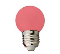 Groenovatie E27 LED Lamp G45 1.5W Rood