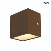 SLV buiten wandlamp Sitra Cube - led - roest 3000k