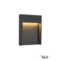 SLV buiten wandlamp Flatt - antraciet