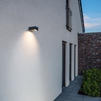 SLV buiten wandlamp Eskina Frame wl single - antraciet