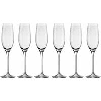 GLASKOCH B. KOCH JR. GMBH + CO. KG Glaskoch B.koch Jr.gmbh+co.kg - Leonardo Chateau Sektglas 6er Set, Proseccoglas, Champagnerglas, Edles Glas mit Gravur, 210 ml, 35302