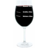 GLASKOCH B. KOCH JR. GMBH + CO. KG Leonardo Weinglas XL, Mamas Glas, Mutti, Mutter, Geschenk Stimmungsglas mit lustiger Gravur, Mood Wein Glas, 610ml