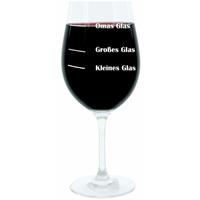 GLASKOCH B. KOCH JR. GMBH + CO. KG Leonardo Weinglas XL, Omas Glas, Großmutter, Geschenk Stimmungsglas mit lustiger Gravur, Mood Wein Glas, 610ml