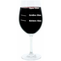 GLASKOCH B. KOCH JR. GMBH + CO. KG Leonardo Weinglas XL, Opas Glas, Großvater, Geschenk Stimmungsglas mit lustiger Gravur, Mood Wein Glas, 610ml