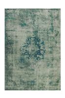Dejaroom | Vloerkleed Rhode lengte 200 cm x breedte 140 cm x hoogte 0.9 cm groen rechthoekige vloerkleden 100% polyester | NADUVI outlet