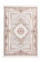 Dejaroom | Vloerkleed Akropolis lengte 300 cm x breedte 200 cm x hoogte 1.2 cm grijs, zalmroze rechthoekige vloerkleden | NADUVI outlet