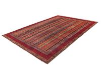 Dejaroom | Vloerkleed Fayem lengte 75 cm x breedte 150 cm x hoogte 0.6 cm multicolour, rood rechthoekige vloerkleden bovenkant: | NADUVI outlet