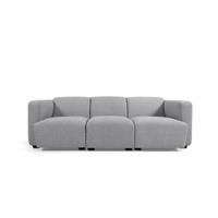Kave Home Legara 3-seater sofa in grey 222 cm