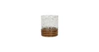 Clayre & Eef Waxinelichthouder - Ø 9*10 cm - transparant - glas -  - 6GL3002