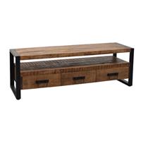 Livingfurn TV meubel | Strong | 150 cm | mangohout met staal