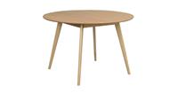 Rowico Yumi Ronde Eettafel 115 Cm - Eikenfineer Tafelblad