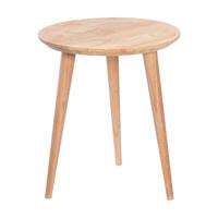 Furniteam Massief Houten Bijzettafel, Medium Naturel