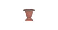 Clayre & Eef Bloempot - Ø 12*12 cm - rood - keramiek - vaas -  - 6CE1222
