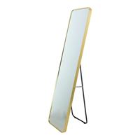 Fragix Alux Passpiegel staand/hangend - Goud - Aluminium -160x40