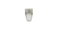 Clayre & Eef Glazen Theelichthouder 6GL3161 Ø 12*20 cm Groen Glas Rond Waxinelichthouder