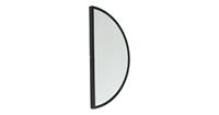 Loft42 Mirror Spiegel Half Rond - Zwart - Metaal - 60x31