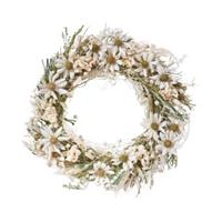 Butlers FLOWER MARKET Trockenblumenkranz Bleache Ø25cm Kränze weiß