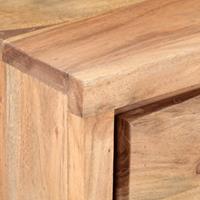 vidaXL Wandtafel met natuurlijke rand 100x35x76 cm massief acaciahout