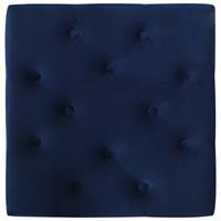 vidaXL Hocker Marineblau 60x60x36 cm Samt Blau