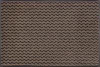 wash+dry by Kleen-Tex Mat Duo Mocha Inloopmat, antislip, geschikt voor binnen en buiten, wasbaar