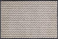 wash+dry by Kleen-Tex Mat Duo Latte Inloopmat, antislip, geschikt voor binnen en buiten, wasbaar