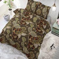 Sleeptime Elegance Panther Jewels Brown 1-persoons (140 x 200/220 cm + 1 kussensloop)