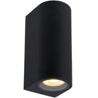 Lucide ZARO - Wandspot Buiten - 2xGU10 - IP44 - Zwart