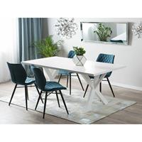 Beliani Eettafel wit 180 x 100 cm LISALA