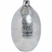 Butlers INDIRA Vase Höhe 35 cm Vasen silber