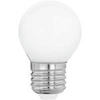 EGLO LED lamp E27 G45 4W, warmwit, opaal