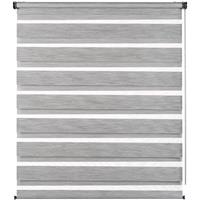 SUNPRO24 Doppelrollo de luxe grau-melange 50 x 180