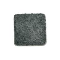 WohnDirect Badematte Florenz rutschhemmend und waschbar grau Gr. 45 x 45