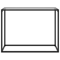 vidaXL Wandtafel 100x35x75 cm gehard glas transparant