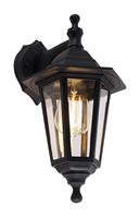 Qazqa Klassieke Buitenwandlamp Zwart Ip44 - New Haven