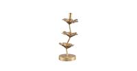 PTMD Xante Ronde Kandelaar - 16 x 13 x 36 cm - Ijzer - Goud