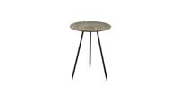PTMD Amando Ronde Bijzettafel - H51 x Ø39 cm - Metaal - Goud