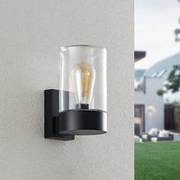 Arcchio Liljana buitenwandlamp, zwart, IP65