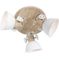 Steinhauer Spot 3-l. hout *M* - Wit