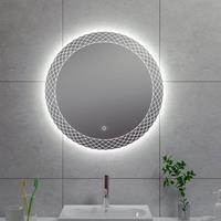 Aqua Splash Badkamerspiegel  Madri Rond LED Verlichting Condensvrij 60 cm 