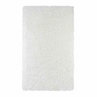 WohnDirect Premium Badezimmerteppich auch in Rund VIENNA kuschelig + rutschfest, 80 x 150 cm weiß