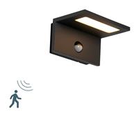 QAZQA Buitenwandlamp grijs incl. LED met bewegingssensor - Harvey