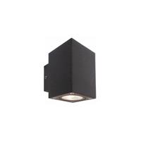 dekolight Deko Light Cubodo II Double DG Mini 731030 LED-Wandleuchte 10W LED Basalt-Grau
