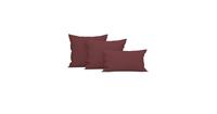 Heckett & Lane Wafel Kussensloop Katoen - spicy red 60x70cm