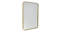 Fragix Boston Spiegel Rechthoekig - Goud - Metaal - 75x50