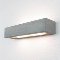 Lichterlebnisse 9721 9721 Buitenlamp (wand) E27 Beton-grijs