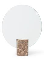 Blomus Bad-Spiegel PESA Marmor Tischspiegel brown 25,5 cm